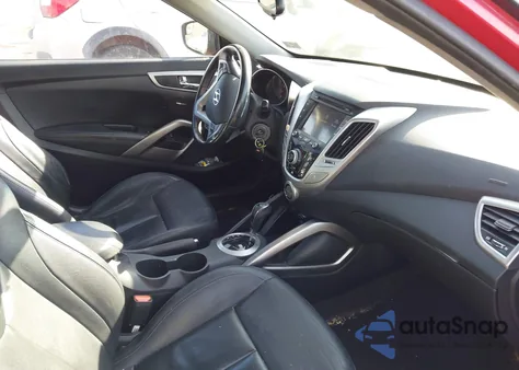 2015 Hyundai Veloster Re:flex из США, поврежденный, VIN KMHTC6AD1FU221595